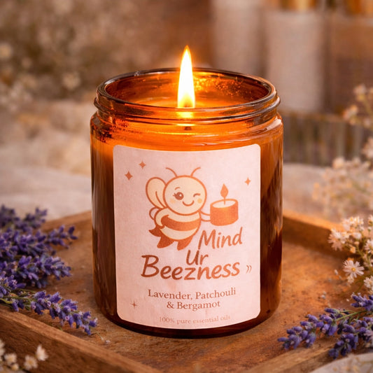 Lavender, Patchouli & Bergamot Essential Oil Candle